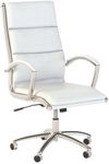 Bush Business Furniture Easy Office White Modelo High Back Manager's Chair