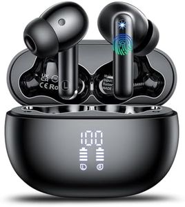 Ai Translation Earbuds Real Time with Audio and Video Calls, 3-in-1 Buletooth 5.4 Translator Earbuds, 164 Languages Translator Earphones, 6 Translation Modes Ear Buds, 42H Translation Headphones Black