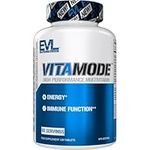 Advanced Daily Adult Multivitamin for Men - Evlution Nutrition VitaMode Men’s Multivitamin with over 20 Men’s Vitamins and Minerals plus Lycopene and ALA for Energy and Immune Support (60 Servings)