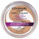 Covergirl & Olay Simply Ageless Instant Wrinkle-Defying Foundation, 210 Classic Ivory