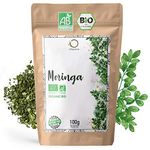 ORIGEENS MORINGA TEA ORGANIC 100g | DRIED MORINGA LEAVES | Organic Moringa Tea loose tea theine-free, Revitalizing herbal tea