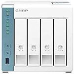 QNAP TS-431P3-2G 4 Bay Desktop NAS Enclosure - With 2.5 GB E Connectivity, 2 GB RAM, Quad-Core 1.7GHz Processor - with 2.5 GB E and Feature-Rich Applications for Home and Office