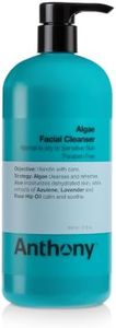 Anthony Algae Facial Cleanser, 32 Fl Oz - Algae, Aloe Vera, Azulene, Lavender & Rose Hip Oil for Cleansing, Refreshing, Moisturizing, Hydrating, Calming & Soothing Skin