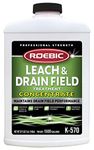 Roebic K-570-Q Biodegradable Leach and Drain Field Treatment Concentrate Environmentally Friendly Bacteria Enzymes Treat Septic Clogs & Buildup, 32 Ounces