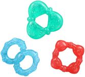 Bright Starts Stay Cool Teethers, Water-Filled & Chillable, BPA Free Teething Toy, Ages 3 Months+, Unisex, 3-Pack