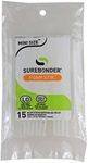 Surebonder FM-15 Mini Low Temperature Foam Stik Glue Stick-15 Sticks-4" Length 5/16" Diameter