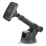 WixGear Universal Magnetic Car Mount Holder, Windshield Mount and Dashboard Mount Holder for Cell Phones and Tablets with Long Arm - (New Version Telescopic Arm)