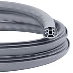 Flexible EPDM Rubber Strip (50 ft Long and 1 inch Wide) for Concrete Crack Repair and Replacement - Weather and Aging Resistant Expansion Joint Filler for Driveways and Sidewalks