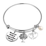 Lywjyb Birdgot Gigi Gift Grandma Gift Mothers Day Gift for Gigi Best Gigi Gift Gigi Bracelet Charms We Are So Lucky to Have A Gigi Like You Birthday Gift Thank You Gift (Lucky Have Gigi bg CA)