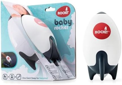 Rockit Rocker (Version Piles AA) - Aide au Sommeil de Bébé Berce et S’adapte à Toute Poussette Cane, Tout-Terrain, Landau, Nacelle, Vitesse Réglable Minuterie 60 Min - Crée un Transat Portable
