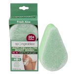 Spongeables Anti-Cellulite Body Wash in a Sponge, Fresh Aloe, 4 oz., Spa Cellulite Massager, Moisturizer and Exfoliator for the Body