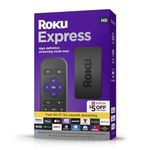 Roku Express (New) HD Streaming Device, with High-Speed HDMI Cable and Simple Remote (no TV Controls), Guided Setup, and Fast Wi-Fi, with MTC HDMI Cable and USB Extension Cord