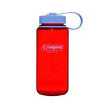 Nalgene Water Bottle - Lightweight Sustain Tritan BPA-Free Shatterproof Bottle for Backpacking, Hiking, Gym, 16 OZ, Wide Mouth, Marmalade Orange