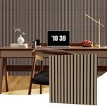8-Pack 3D Wood Acoustic Wall Panels