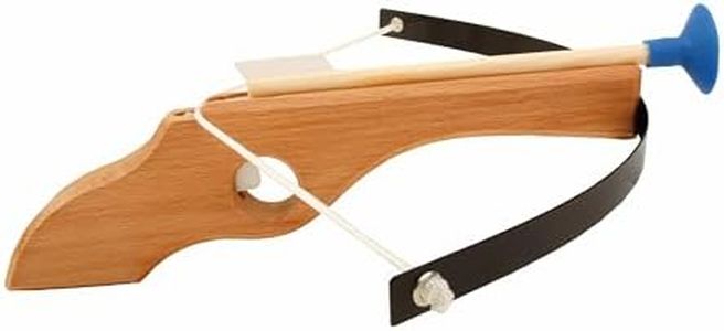 V A H Arbalète Stable pour Enfant en Bois de hêtre avec 3 fléchettes de sécurité [Construction Stable en Acier à Ressort et hêtre | Véritable Artisanat | Fabriqué en Allemagne]