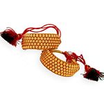 Jewar Baju Bandh hathfool pauchi 2 Piece Hand bagle Bracelet fine Design Jewelry 95638 for Womens Girls