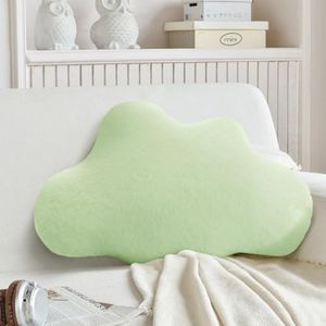TESICA Cloud Shaped Throw Pillows Lovely Small Pillows Cute Aesthetic Soft Decorative Waist Rest Cushion