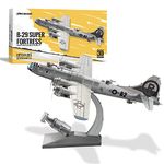 Piececool 3D Metal Puzzles, B-29 Bomber Superfortress American Military Airplane Model Building Kits for Adults DIY Assembly Brain Teaser Puzzle, Best Dad Boyfriend Gifts & Desk Decor.