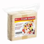 Apremont 200 Natural Lollipop Wooden Food Grade Craft Sticks - Ice Cream Lolly - Popsicle - 4.5 inch - Suit Crafting, Stirring, Paddle, Waxing, Mini Ice Pop Stick for DIY Kids Crafts