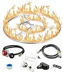 Hisencn Fire Pit Burner Ring Kit 24