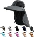 Sun Hat for Men Women with Neck Fla