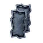 Reyal Paver Block Mould ZIgzag 60mm Black PVC (Pack of 2)