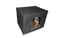 Pet Gear Pro Pawty, Potty Training Aid for Pee Pad/Grass Patch, Removable Tray Holds Pad Included, Hides Messes, Optional Wall Guard, Dog Litter Box