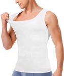 Gotoly Compression Undershirt for Men Shapewear Tank Top Slimming Undershirt Body Shaper Sleeveless Shirts Vest