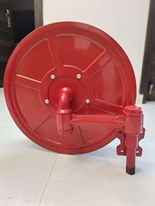 Malaysian Hose Reel Drum with 30m Thermoplastic Hose & Shutoff Nozzle