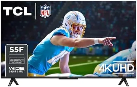 TCL 43-Inch Class S5 UHD 4K LED Smart TV with Fire TV (43S551F, 2024 Model), Dolby Vision, HDR PRO+, Dolby Atmos, Alexa Built-in with Voice Remote, Apple AirPlay 2 Compatibility, Streaming Television