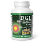 D.G.L. Licorice Chewable 400mg (DeGlycyrrihizinated Extract 10:1) (90 Chewable Tablets) Brand: Natural Factors