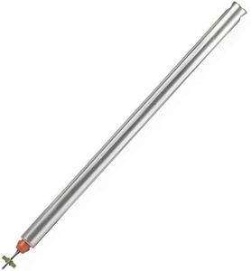 Brixwell Spiral Window Balance, 24" Tube Length, 24-5/8" Steel Rod Length, 3/8" Diameter, Nylon Red Bearing, Aluminum Tube with Mill Finish, Up to 22 lbs Sash Weight, Window Hardware