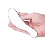 Allshow Medical Grade Stainless Steel GuaSha Scraping Massage Tool -Stainless Steel GuaSha Board- Body Care Scraping Massage Tool - Relaxing Soft Tissue Tools - Reduce Head,Neck,Back Pain