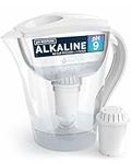 Invigorated Water Alkaline Water Filter Jug - Long-Life Filtration System - Purifies and Restores pH Balance - Invigorated Living with Alkaline Water Filter Pitcher - Fluoride Water Filter - 3.5L