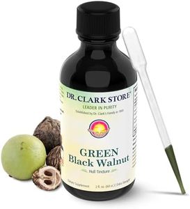 Dr Clark Store Green Black Walnut Hull Tincture - Highly Potent Formula with Black Walnut Extract - All Natural Intestine Support Black Walnut Tincture Comes with a Dropper, 2 fl. oz (60cc)