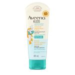 Aveeno Kids Continuous Protection Zinc Oxide Mineral Sunscreen Lotion for Children's Sensitive Skin with Broad Spectrum SPF 50, Tear-Free, Sweat- & Water-Resistant, Non-Greasy, 88 mL