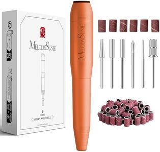 MelodySusie Pen-Shaped Portable USB Nail Drill, PC120I 20000RPM Electric Nail File with Compact Design for All Nail Care, Manicure Polishing, Shaping & Gel Removal at Home for Beginners