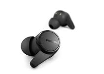 Philips Audio T1207 True Wireless Headphones with Up to 18 Hours Playtime and IPX4 Water Resistance, Black