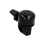 FISCHER Mini Bicycle Bell, Black, One Size