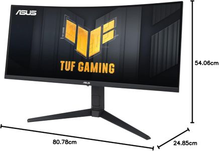 ASUS TUF 34" Curved Gaming Monitor – UltraWide WQHD Display