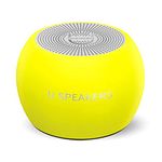 Fashionit U Boost Speaker | Glow in Dark | Stylish Small Portable Wireless Bluetooth 5.0 | Built-in Mic & Remote Shutter | Perfect Speaker for Parties, Travel! Rich Sound & Big Bass | Glow Yellow