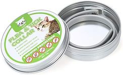 Staright Cats Flea and Tick Collar Treatment Prevention Natural Essential Oil Adjustable Waterproof 8 Months Protection