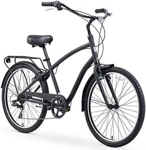 sixthreezero EVRYjourney Men's Beach Cruiser Bike, Steel Sport Hybrid Bicycle, 26 Inch Wheels, Multiple Speed Options and Color Options