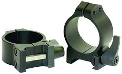 Warne 213LM Maxima Quick Detach Scope Rings, Sintered Steel, Vertical Split, 30 mm, Low Matte