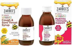 Zarbee's Children's Immune Support 120 ml + Children's Cough and Sore Throat Syrup 100 ml