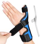 Thumb Spica Splint Brace fit Left & Right Hand, Trigger Thumb and Wrist Support, Thumb Immobiliser for De Quervains Tenosynovitis Tendonitis, Broken Thumb Stabilizer, for Women & Men- S/M