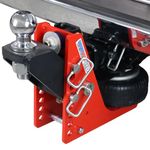 Shocker HD 20K Air Hitch - Raised Ball Mount (2" Rise / 2" of Drop), Fits 2" Hitch, Has 2-5/16" Ball