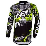 O'Neal Men's 0008-803 Element Attack Jersey, Black/Hi-viz, M UK