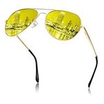 SODQW Aviator Night-Driving Glasses