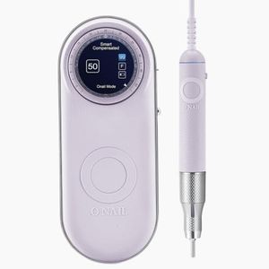 Professional Electric Nail Drill Machine - O NAIL 50,000 RPM E-File with LCD Display, Smart Control and Vibration-Free, 3mm Shank Bits Kit, Beginner Mode for Acrylic Gel Removal, for Home & Salon Use